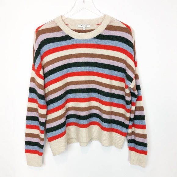 Madewell Sweaters - Madewell stripes wool sweater S